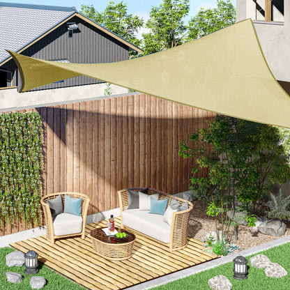 - Rectangular Sail Canopy (various sizes and colors), size 3x4m, color sand