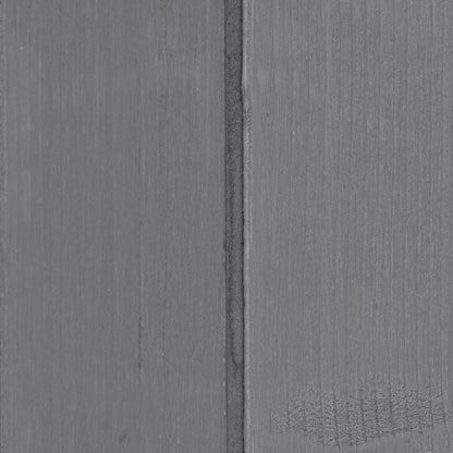 Garden Cabinet Tool Shed with 2 Doors Tool Cabinet with Asphalt Roof Garden Storage Cabinet Anti-dumping Design with Ground Nails Fir Wood Gray+White 139 x 75 x 160 cm