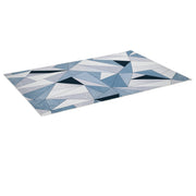 Modern Velvet Diamond Pattern Living Room Rug 230x160 cm Geometric Rug with Non-Slip Base for Bedroom Office Study Multicolor