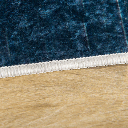 Modern Velvet Diamond Pattern Living Room Rug 230x160 cm Geometric Rug with Non-Slip Base for Bedroom Office Study Multicolor