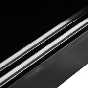 Lockable Sliding Door Office Cabinet dim. 80L x 40W x 120H cm 2 Shelves Particle Board Black