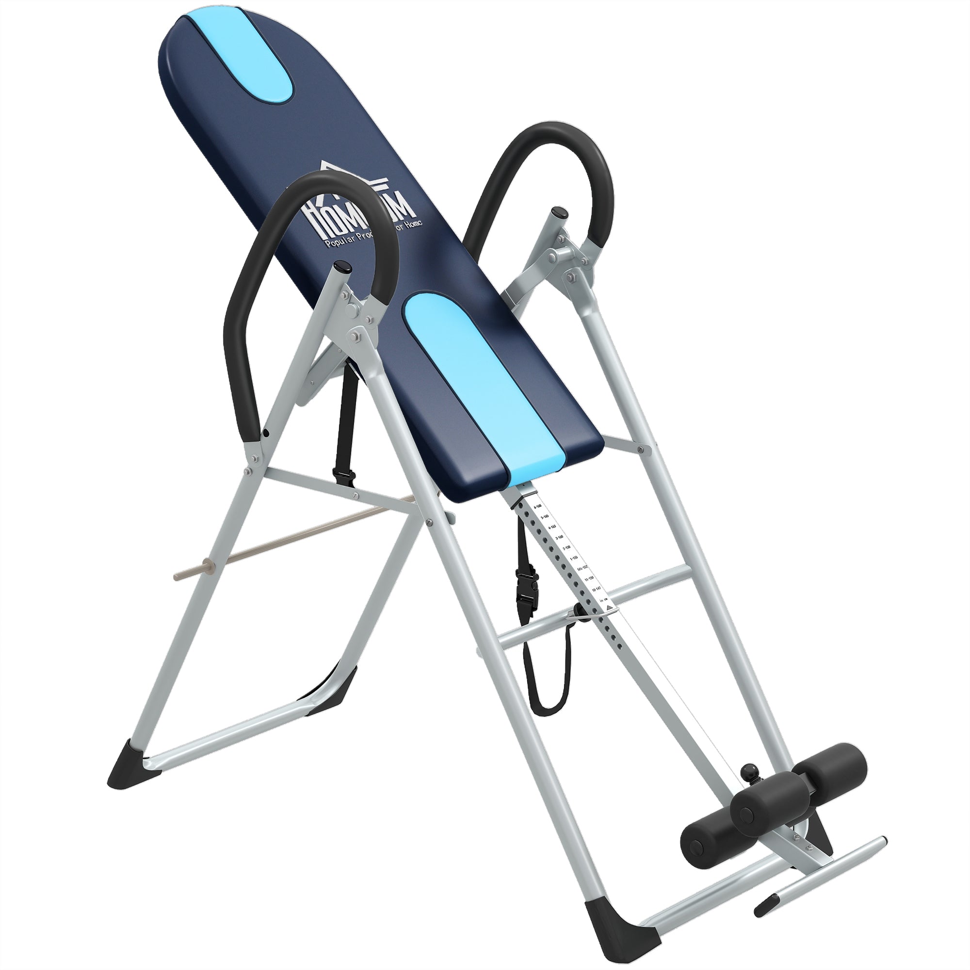 foldable inversion bench gravity trainer with safety belt inversion table with adjustable inversion angle stretching bench to relieve the spine, back trainer supports up to 136kg