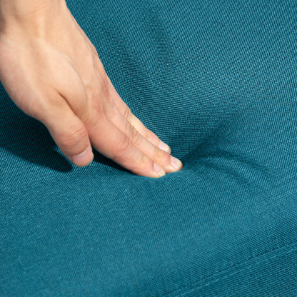 Breathable Linen Effect Fabric Decor Armchair with Rolled Arms, 70x73x83 cm, Green