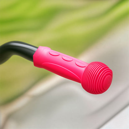 SPORTNOW Foldable Electric Scooter MAX 10 KM/H Electric Scooter for +6 Years Old 120 W Motor 6 KM Range 5" - 5.5" Wheels Rear Brake Adjustable Height LED Lights and Red Aluminum Frame