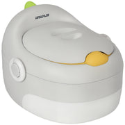 3-in-1 Children's Potty, Removable Potty, Potty with Handles, for Children 6-72 Months, Up to 50 kg Capacity, Plastic, Faux Leather, Gray