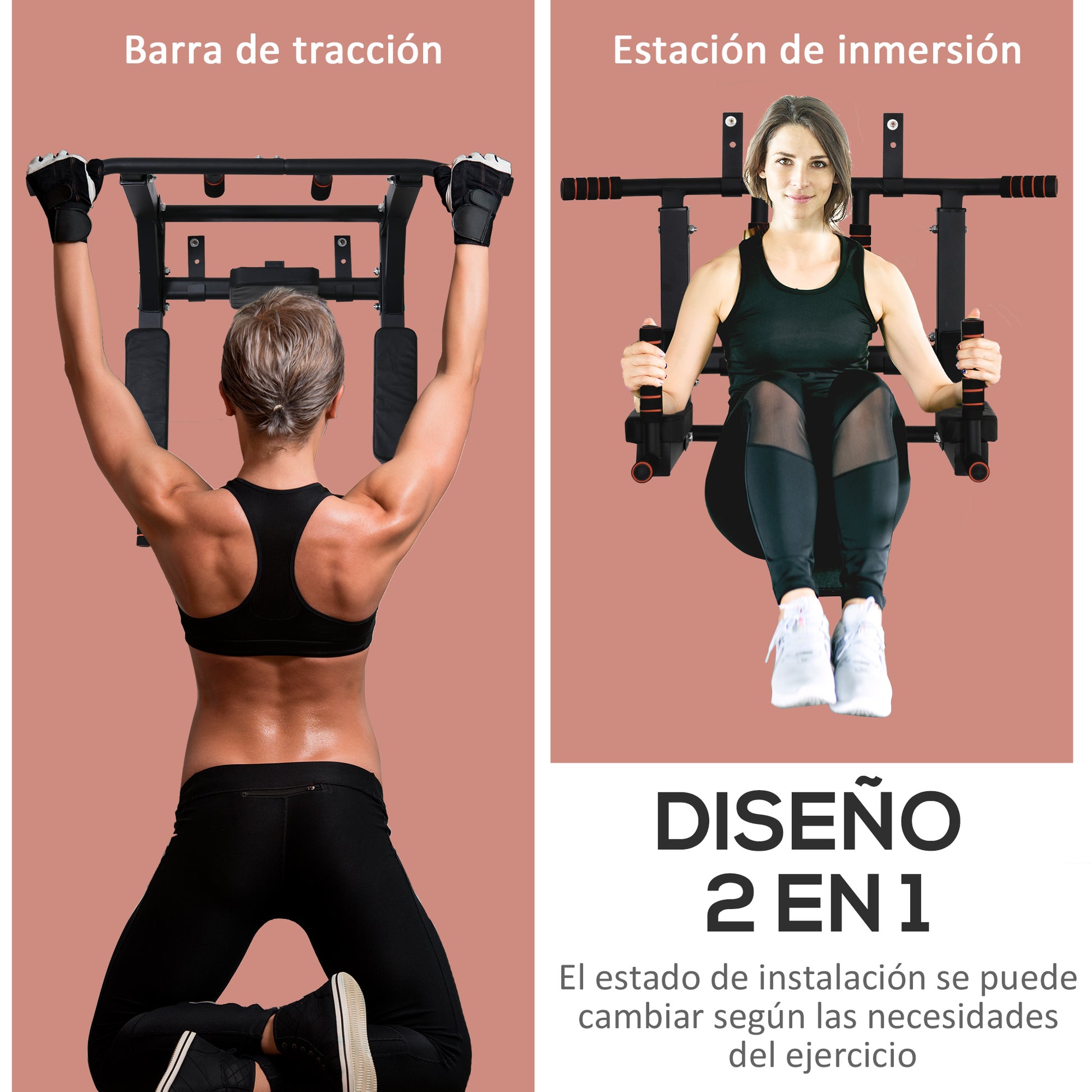 Wall Mounted Pull Up Bar with Padding Steel Multi-functional Pull Up Bar for Fitness Home Training Adults Max Load 120 kg 93x72x48 cm Black