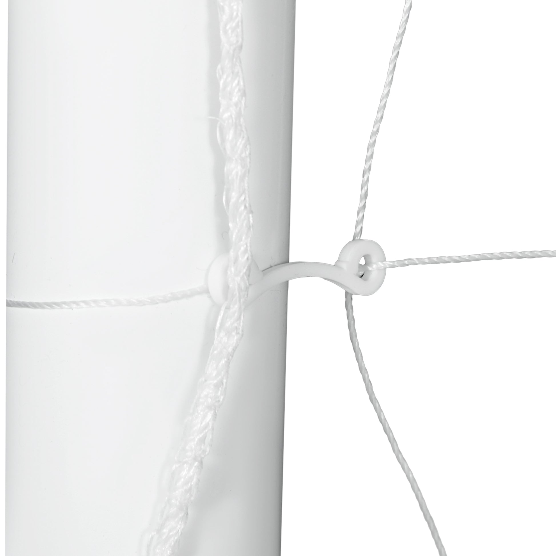 SPORTNOW PVC Football Goal Training Goal Football Net - includes stakes - dim. 300L x 120W x 200H cm white