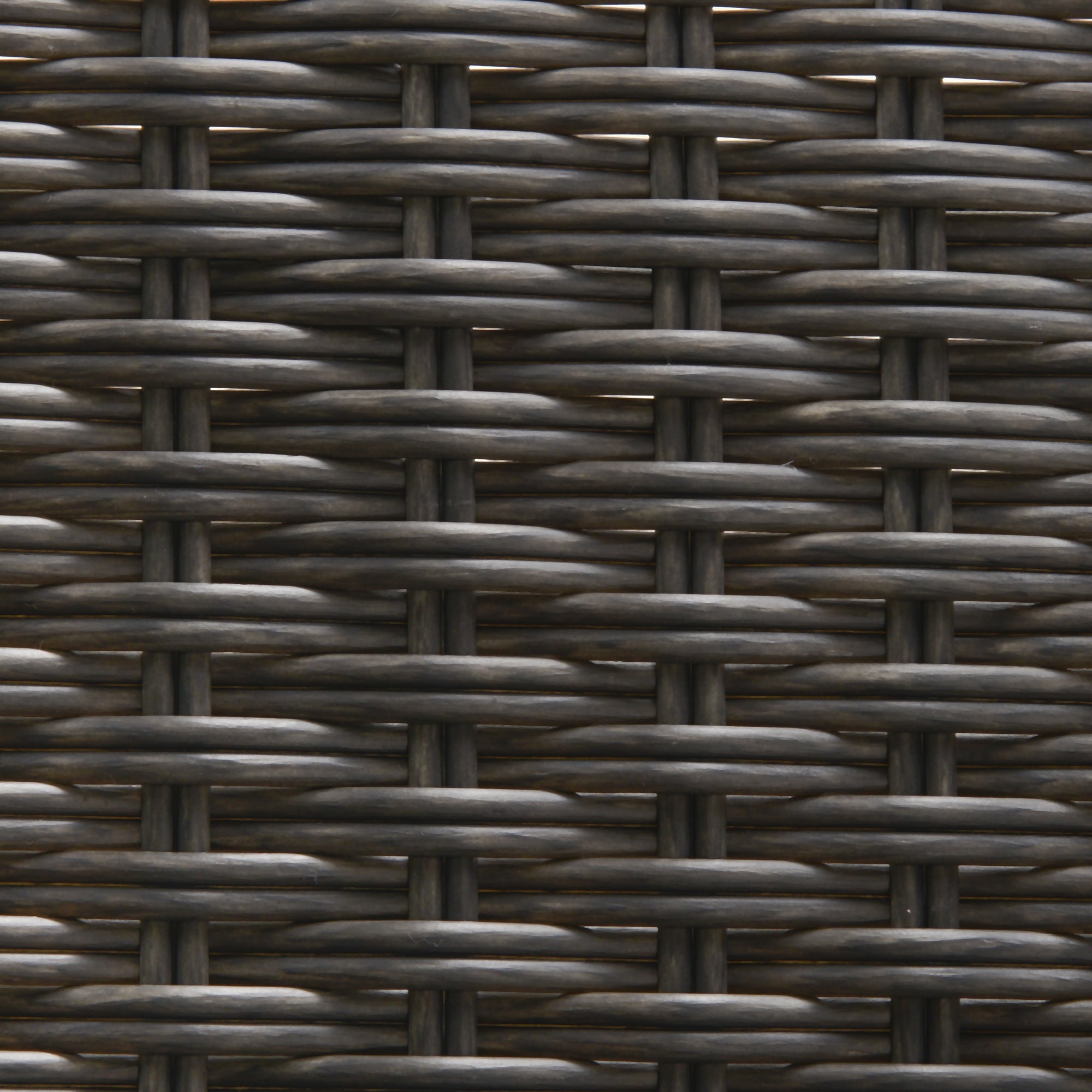 Swing Chair Rocking Armchair Garden Chair with Cushion, Polyrattan+Metal, Brown+Cream, 66 x 88 x 98 cm