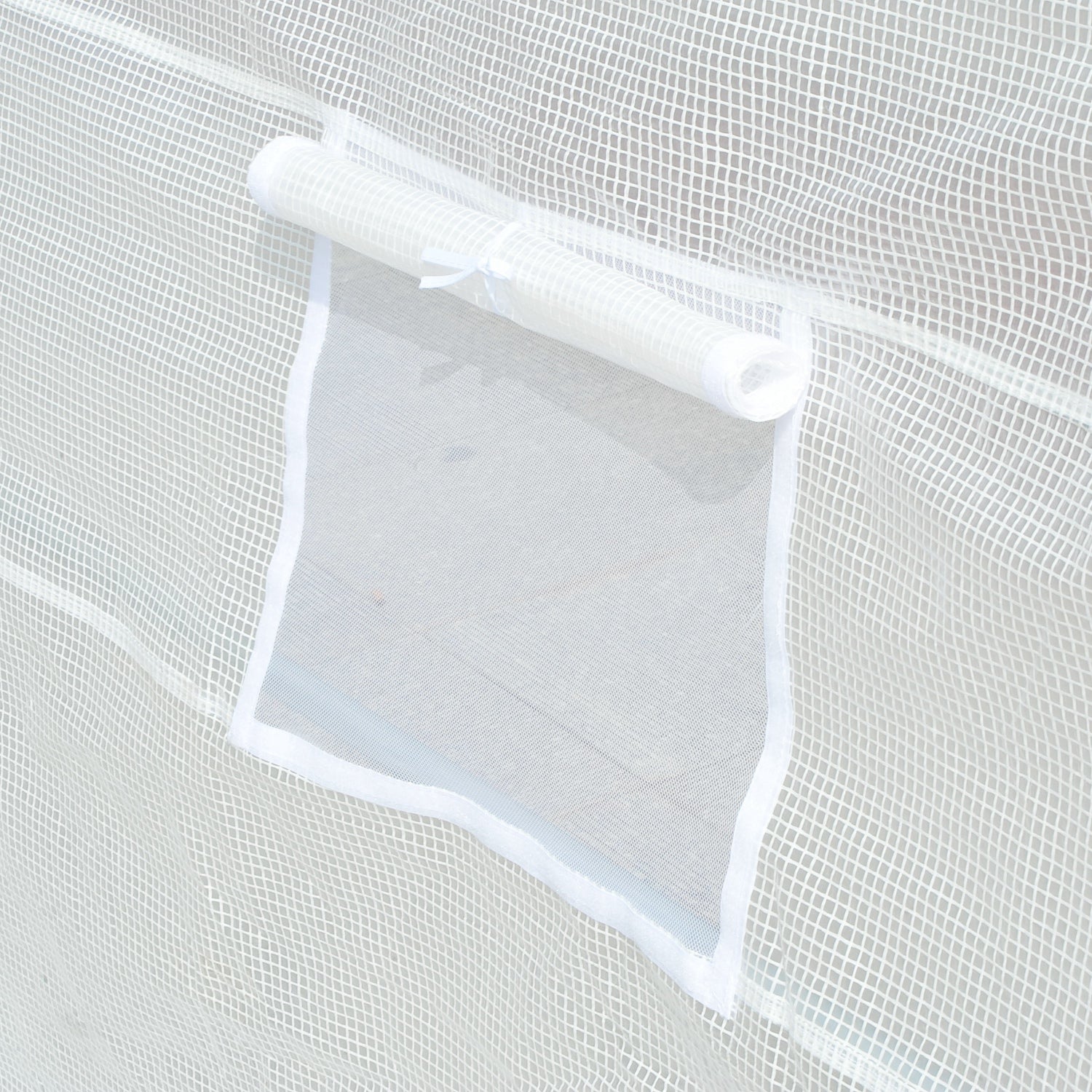 Replacement Film Replacement Cover 600 x 300 x 200 cm with front door, 12 windows tear-resistant greenhouse film, garden film for greenhouse, hothouse, cold frame, White