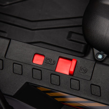 Electric Tractor with Shovel, 12V Kids Ride-On Tractor, Children's Electric Car with MP3 Function, Kids Vehicle with Headlights, 3-6 km/h, for 3-5 Years, Yellow