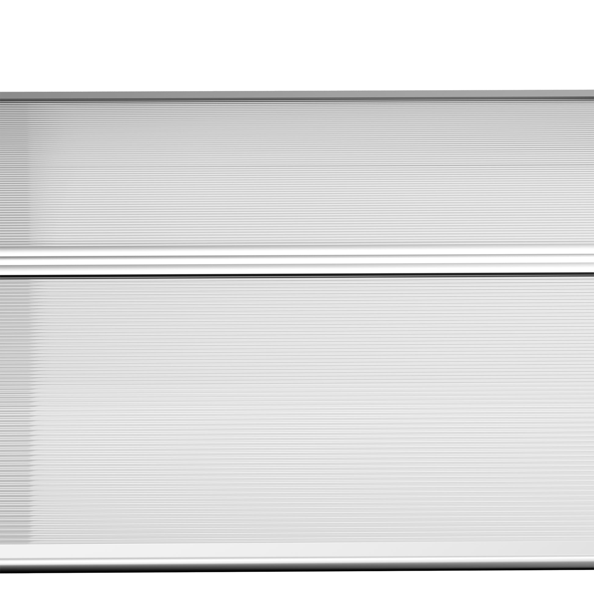 Outdoor Canopy Awning 200x96cm, Polycarbonate and Aluminum Awning for Balconies, Windows, and Doors, Clear