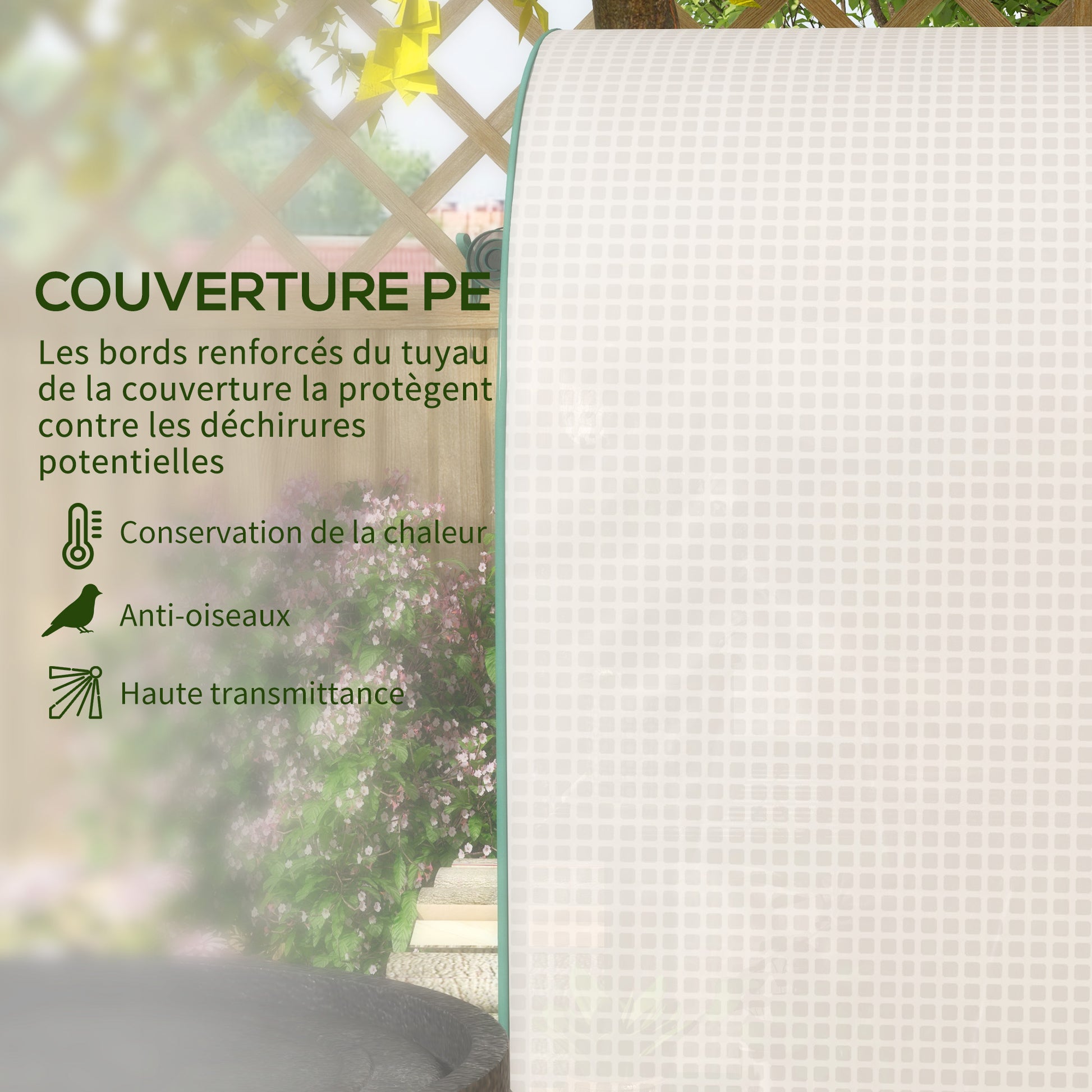 4-Tier PE Garden Greenhouse with Shelves, Balcony Greenhouse, Reinforced 130 g/m² Tarpaulin, Steel Frame, Roll-Up Zippered Door, for Vegetables Plants Flowers, 80 x 50 x 160 cm, White