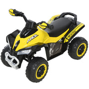 Kids Ride On Car Pedal Go Kart with Foot Push Ride-On Toy Children's Vehicle for 18-36 months Lights Music Plastic Steel Yellow 67.5 x 38 x 44 cm
