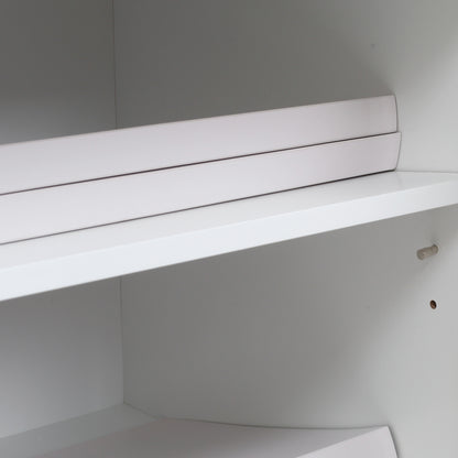 Printer Cabinet Printer Stand with Wheels Printer Furniture with Drawer 2 Doors and Open Compartment for Living Room Office Study 60x39x80 cm White