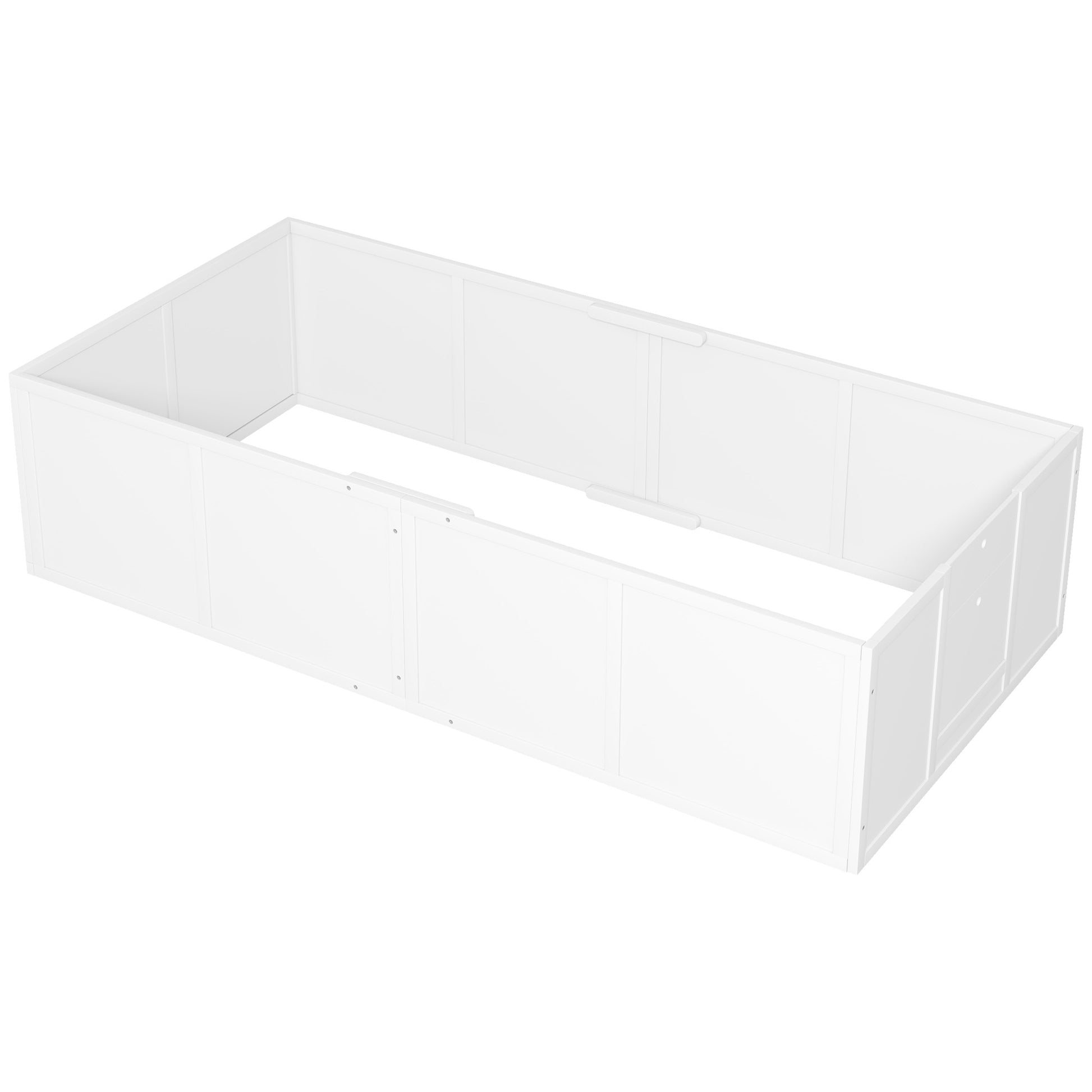 Whelping Box for Puppies, Puppy Pen with Adjustable Door, Non-Slip Dog Playpen, Puppy Playpen, Puppy Whelping Box for Small to Large Dogs, 196x96x48 cm, White