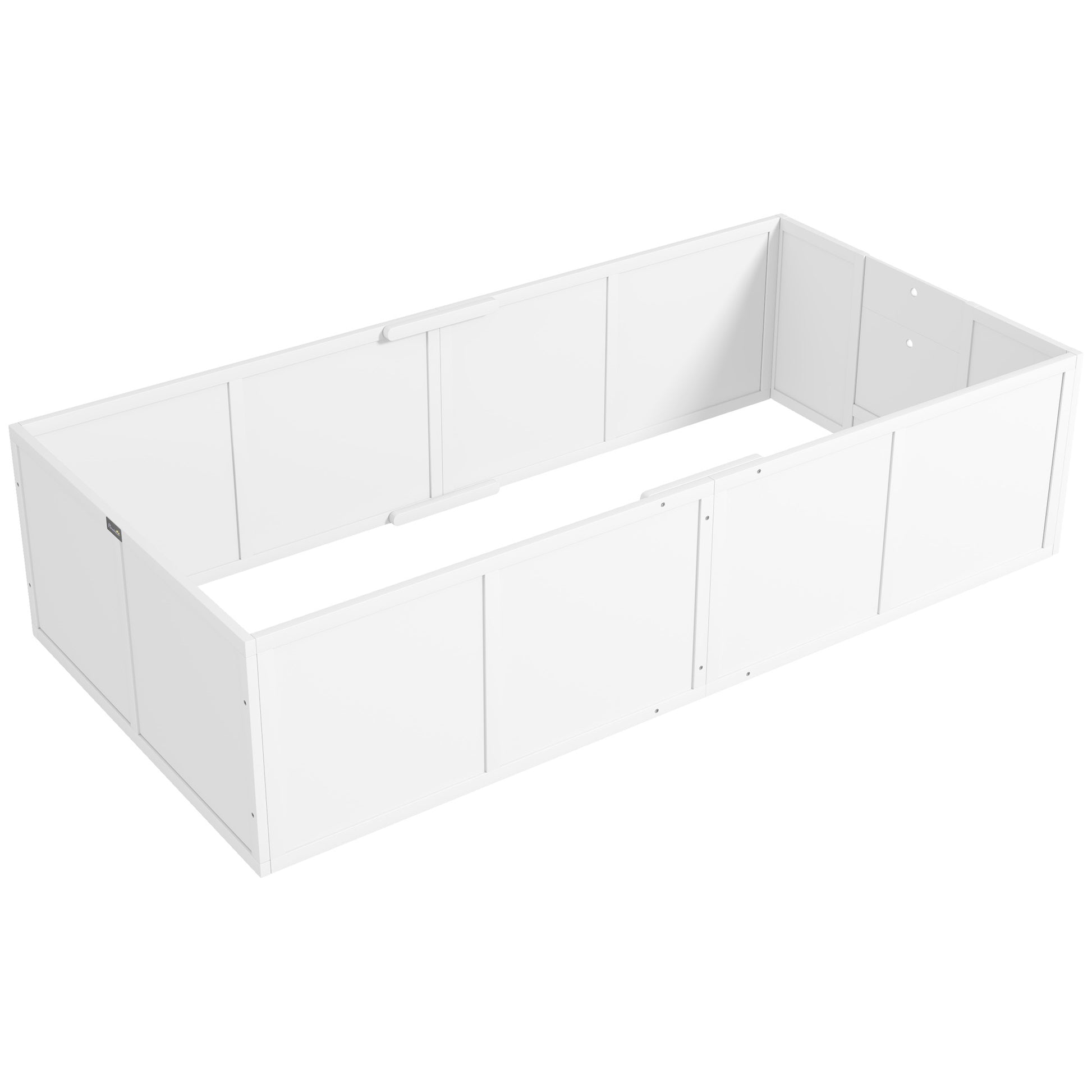 Whelping Box for Puppies, Puppy Pen with Adjustable Door, Non-Slip Dog Playpen, Puppy Playpen, Puppy Whelping Box for Small to Large Dogs, 196x96x48 cm, White