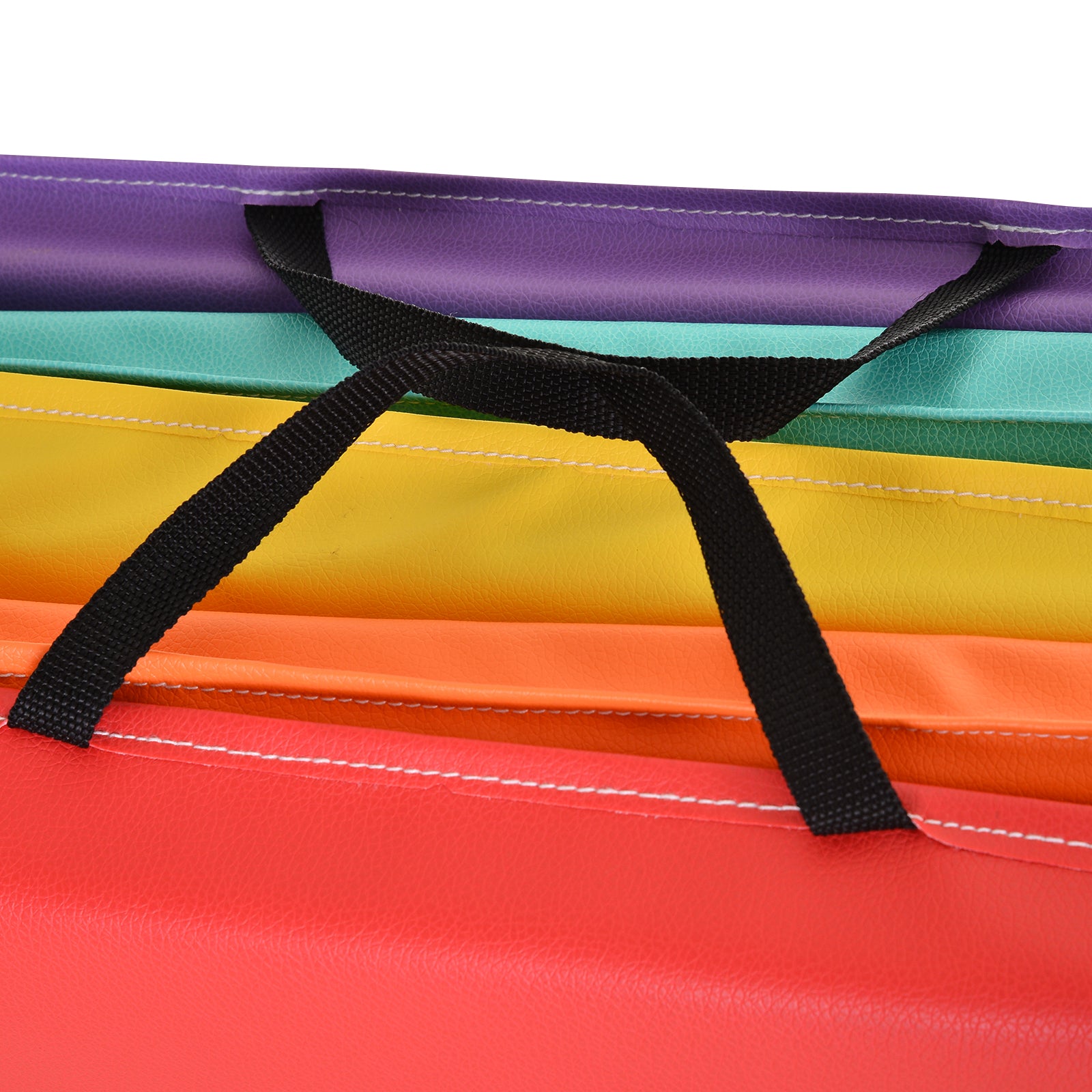 Fitness/Yoga Mat for Gym and Home, with 5 Colored Foldable Panels, EPE Padding, 195x76x3 cm