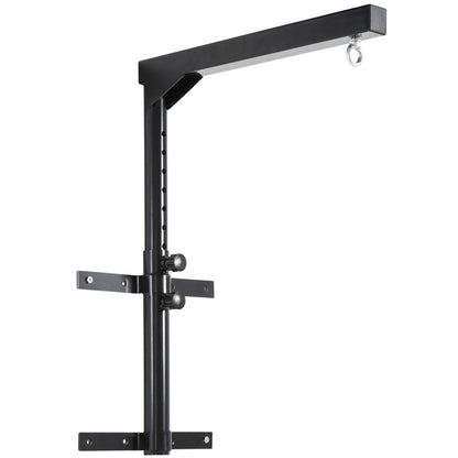 Heavy Bag Hanger Wall Mount Punching Bag Holder up to 100 kg Capacity 60-88cm height-adjustable Black