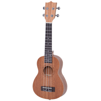 21-Inch Soprano Ukulele for Beginners Hawaiian Concert Ukulele Aquila Nylon Strings Wood Material 53x17.5x6.2 cm