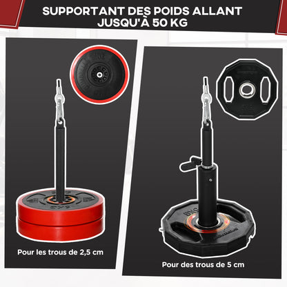 SPORTNOW Strength Training Pulley System - LAT Pull Down Tricep Pulley System for Biceps, Triceps, Shoulders, Back, Forearms