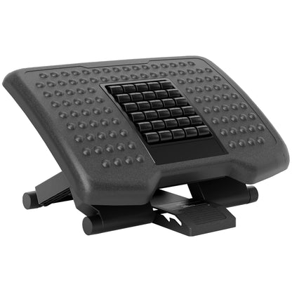 Footrest Desk Ergonomic 3 Step Height Adjustable Footrest Footstool with Massage Function Footrest for Home Office, Home, Office