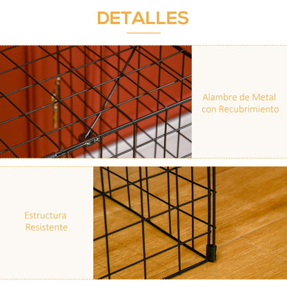 Fireplace Spark Protection Screen with Adjustable Length 81.5-160x44x68 cm Black Metal Wire Fireplace Protector