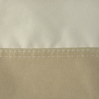 Stackable Chair Cover 90x70x115 cm Waterproof Oxford 600D Garden Furniture Cover Anti-UV Beige and Brown