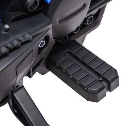 Electric Motorcycle for Kids 3+ Years 12V Battery Powered Motorcycle for Kids with Training Wheels Twist Throttle and Horn Kids Motorcycle Load 30 kg Blue