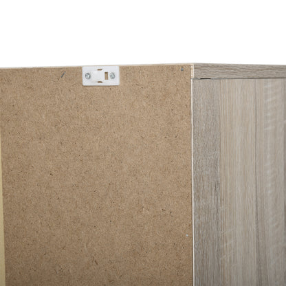 2-in-1 Shoe Cabinet for Shoes Storage Umbrellas Tall Cabinet Adjustable Shelf for 12 pairs 79x26x120 cm Wood