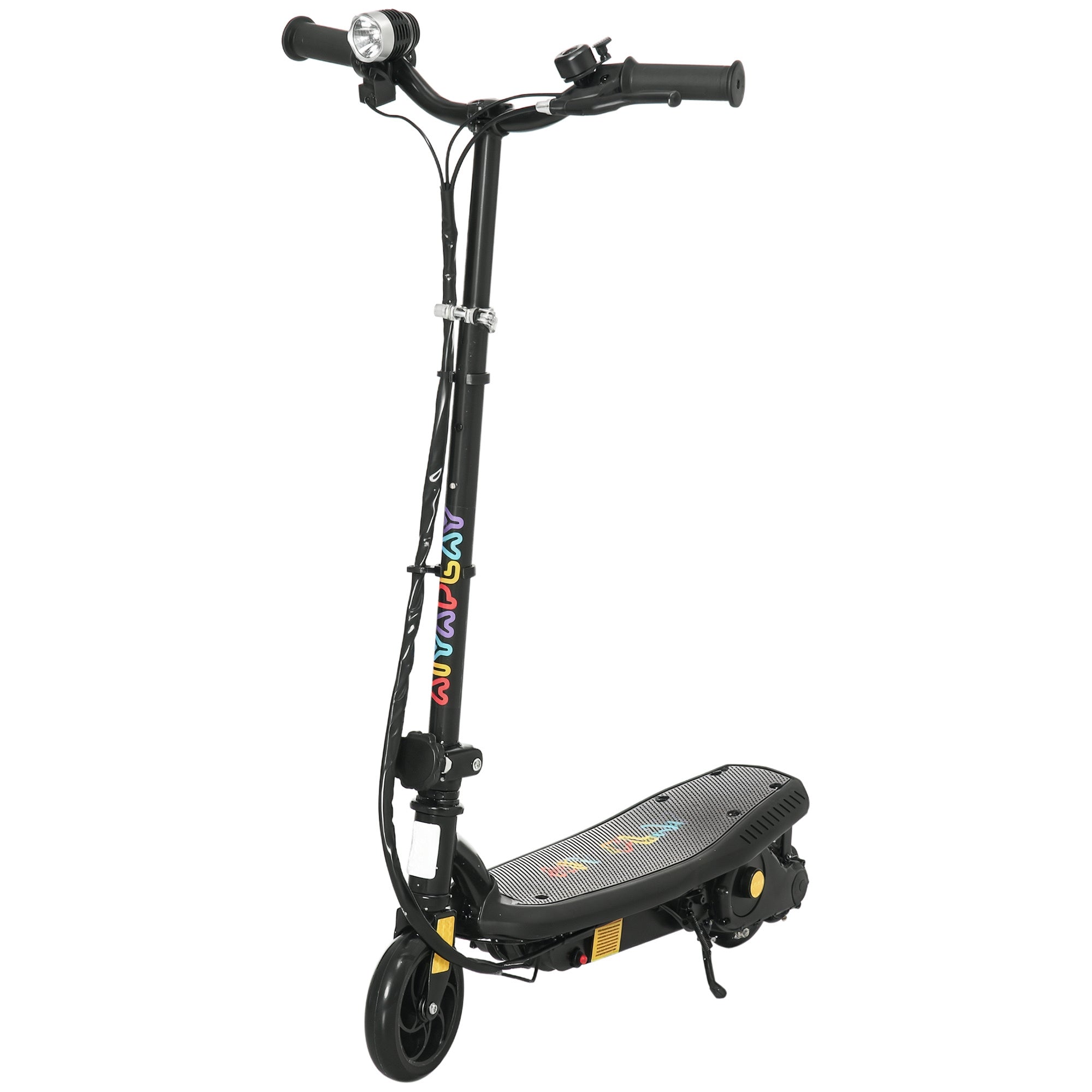 120W Electric Scooter foldable for children 7-14 years old 12 Km/h max. range 10 km max. black