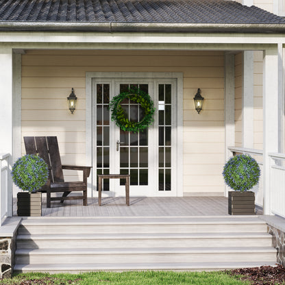 2-Piece Set Artificial Lavender 60cm Artificial Plants with UV Protection Artificial Plant realistic with ground stakes for bedroom living room office garden modern decoration