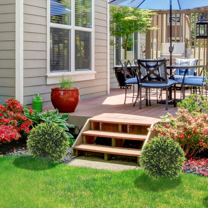 2-Piece Artificial Cedar, 45 cm Indoor Plant, Artificial Plant, Decorative Plant, Decorative Plants for Home, Office, Hallway, Garden, Green