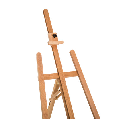 Painting Easel Made of Beech Wood Studio Drawing Easel Adjustable Height Tripod 65x44x174-230 cm