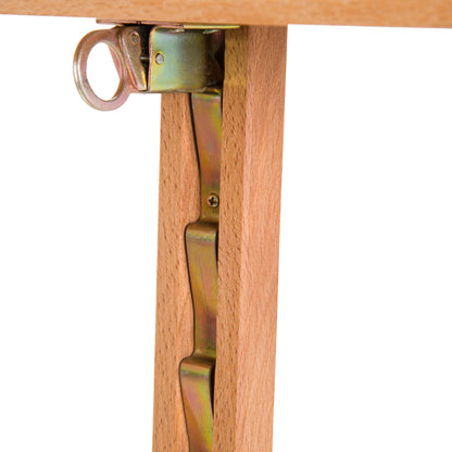 Painting Easel Made of Beech Wood Studio Drawing Easel Adjustable Height Tripod 65x44x174-230 cm