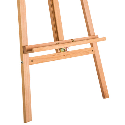Painting Easel Made of Beech Wood Studio Drawing Easel Adjustable Height Tripod 65x44x174-230 cm
