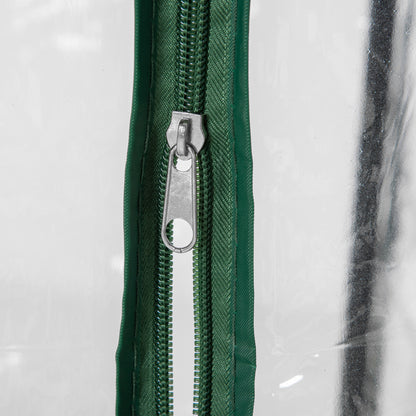 Greenhouse with PE Grid Film, Door, Winterproof Film Greenhouse made of Steel, Greenhouse for Balcony, Garden, Tomato House 100 x 50 x 150 cm, Tomato Greenhouse for Tomatoes, Vegetables, Transparent