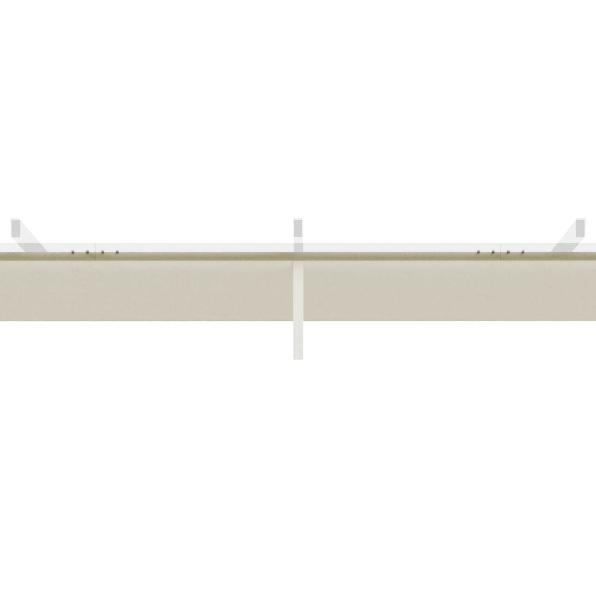 Replacement Canopy for Pergola Sun Shade Sail 4 x 3 m - Cream