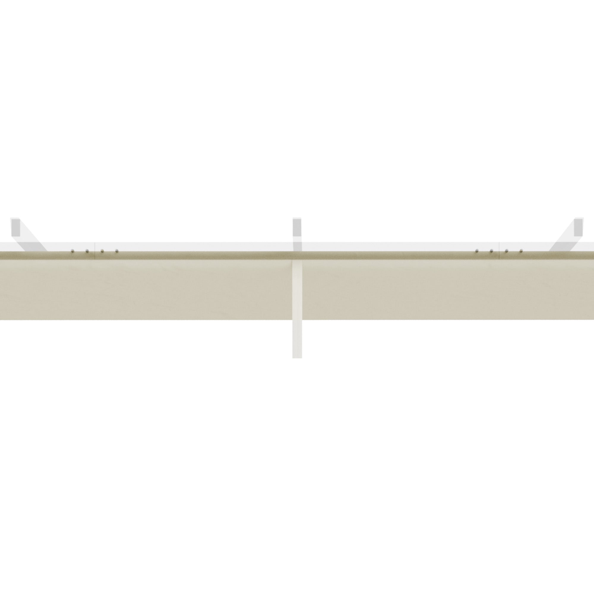 Replacement Canopy for Pergola Sun Shade Sail 4 x 3 m - Cream