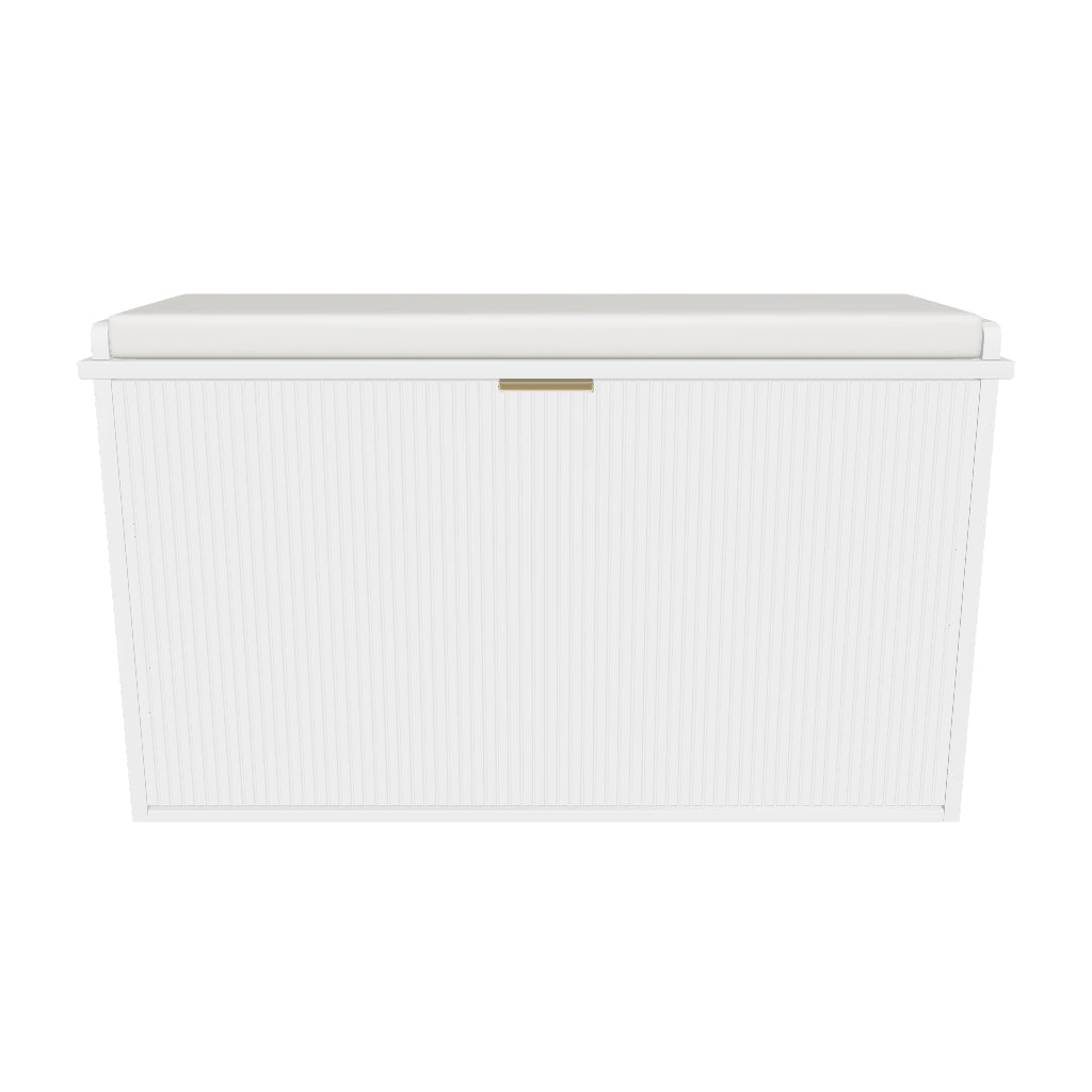 Shoe Storage Bench with Padded Seat Narrow Entryway Shoe Bench Flip Top Shoe Cabinet Storage Bench for 6 to 10 Pairs Small Hallway Bedroom White 80 x 26 x 47.5 cm