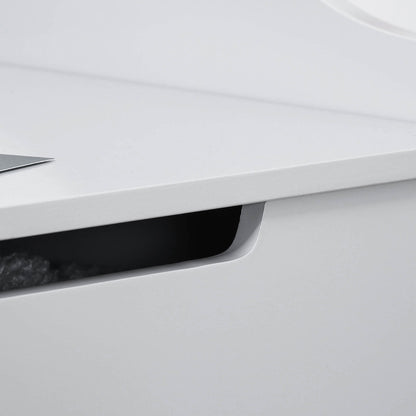 Wooden Children's Toy Chest, Storage Bench for Nursery with Pneumatic Piston Lid, 60x40x48cm, Gray