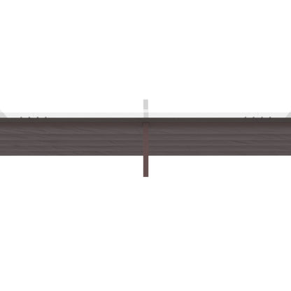 Pergola Roof 3.5x2.6 m Retractable Replacement Canopy for Umbrella Garden Gazebo Tarp with 10 Drainage Holes Brown
