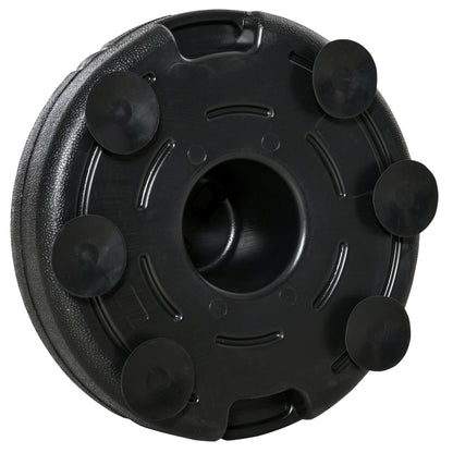 Adjustable Height Freestanding Punching Ball with Fillable Base Gloves and Pump for Adults and Teens Ø45x132-158 cm Black and Red