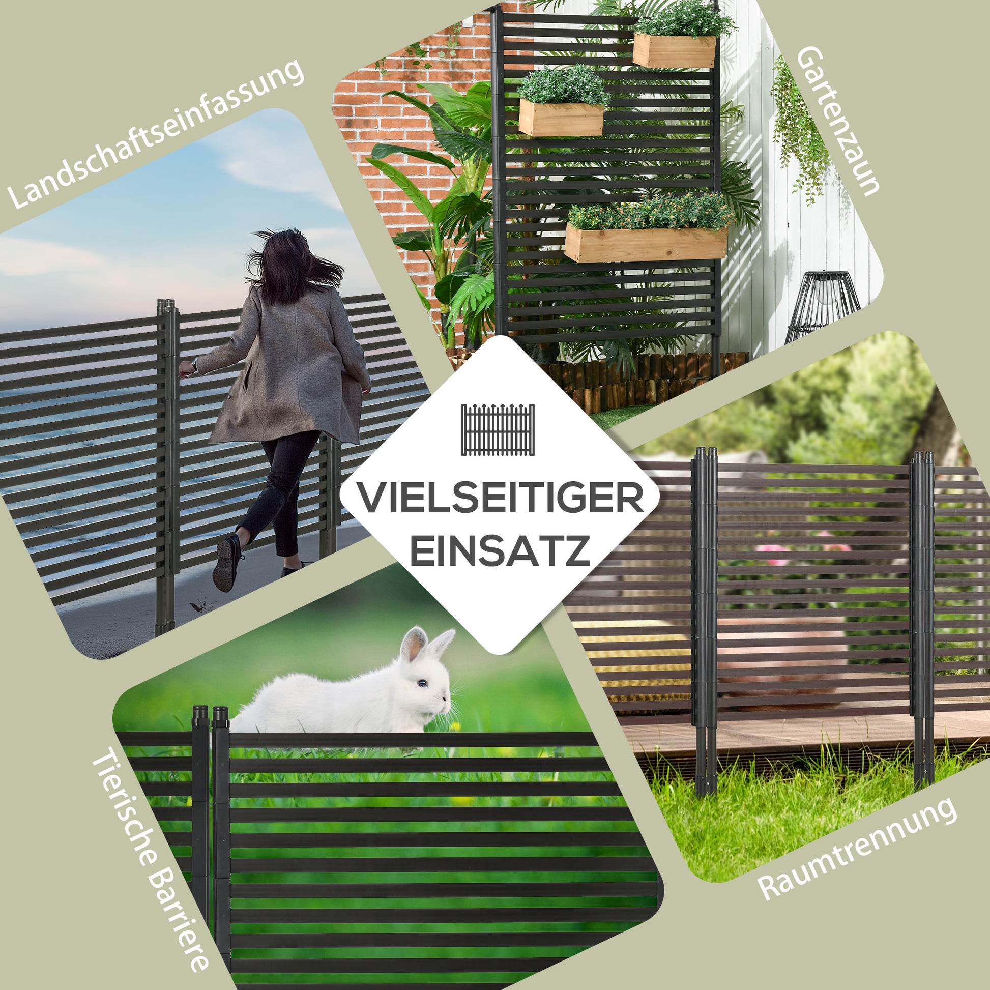 Garden Fence Metal Fence 93 x 150 cm High Decorative Grid Fence Set with Feet Dog Fence Upper Arch Fence Landscape Fence for Garden Flower Beds Animal Barrier Outdoor Area Black