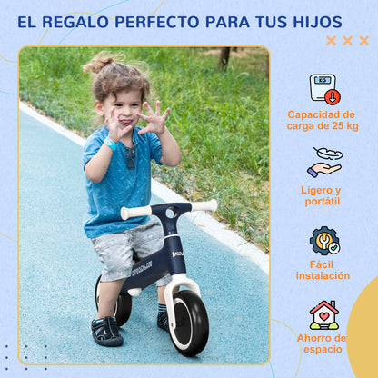 Balance Bike for Kids Ages 18-36 Months Balance Bike with Adjustable Seat Height Load 25 kg 67.5x32x44 cm Blue