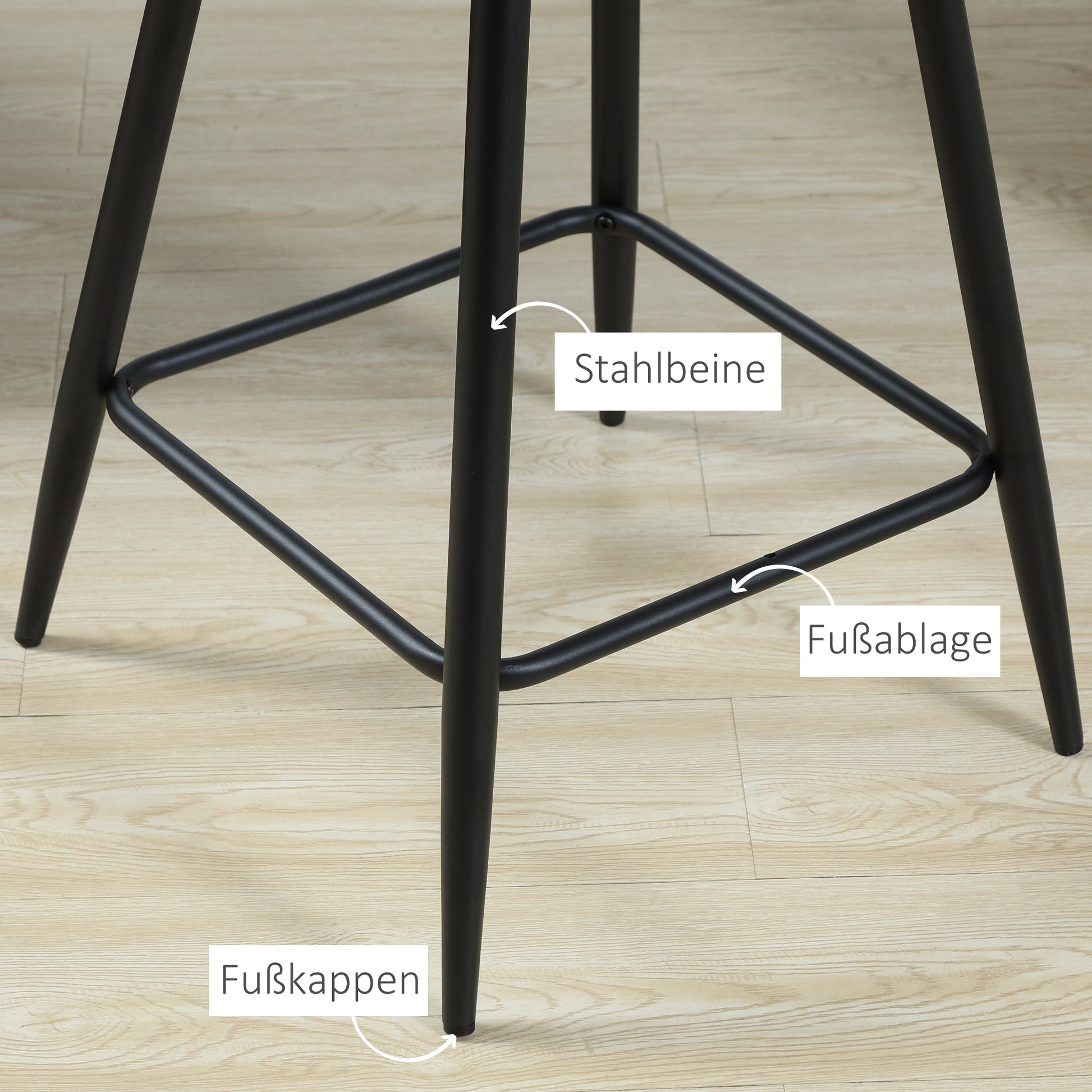 2-Piece Swivel Bar Stools with Backrest Barstools Bistro Counter Height Dining Chairs Velvet-Look Kitchen Stools for Kitchen Living Room Dining Room Steel Gray 50 x 56 x 98 cm