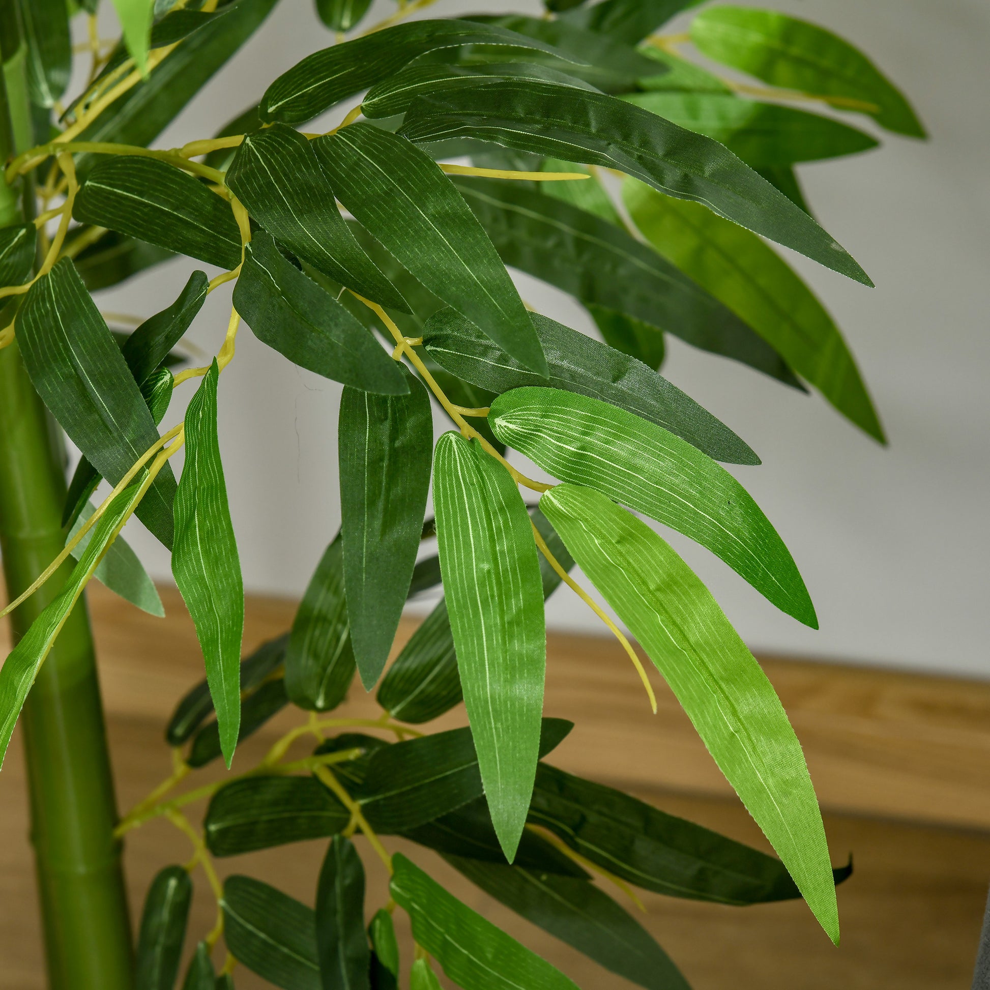 Artificial Bamboo large 160 cm Artificial Plant, Artificial Bamboo, Plastic Artificial Plants in Pot, Fake Plant like real for Living Room Bedroom Office Garden Modern Decoration Gift