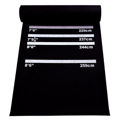 Dart Mat 300 x 61 cm Oche Carpet Mat with Softdart Steel Dart Non-Slip Dart Carpet Mat Carpet Dart Mat Dart Accessory for Floor Protection