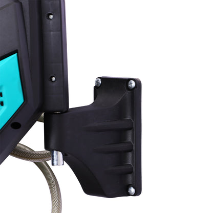 Wall Hose Box Hose Reel 180° Swivel with Multi-Spray Gun Frost Protection -5–45 °C Plastic Green + Black 15 m