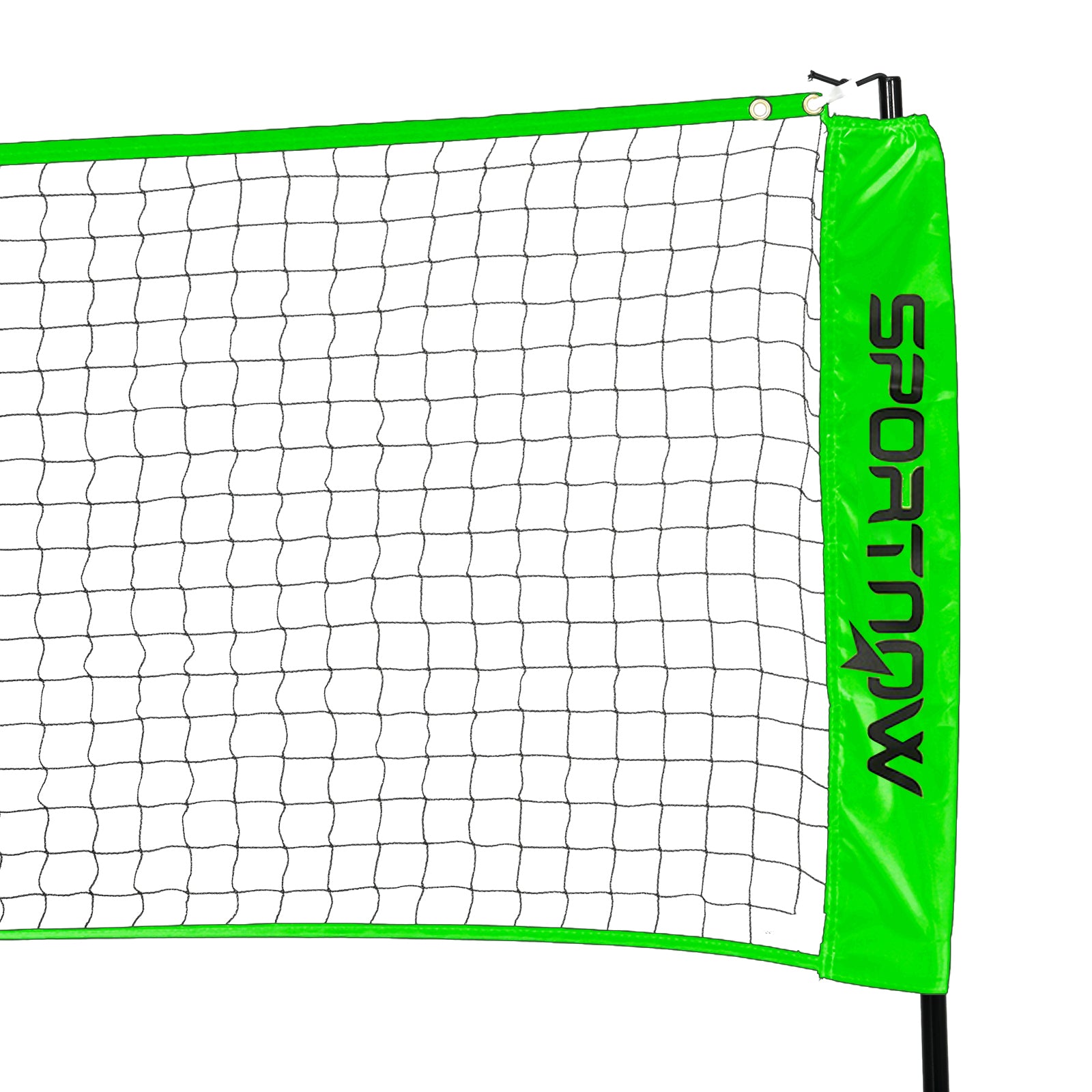 SPORTNOW Badminton Set, Badminton Net with Stand, Shuttlecocks, 4 Rackets, Adjustable Volleyball Net, with Carry Bag, for Indoor, Outdoor