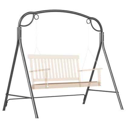 Metal Swing Stand Sturdy Swing Structure with A-shaped Legs 220 kg Capacity for Garden Park Patio Porch 172x126x170 cm Bronze